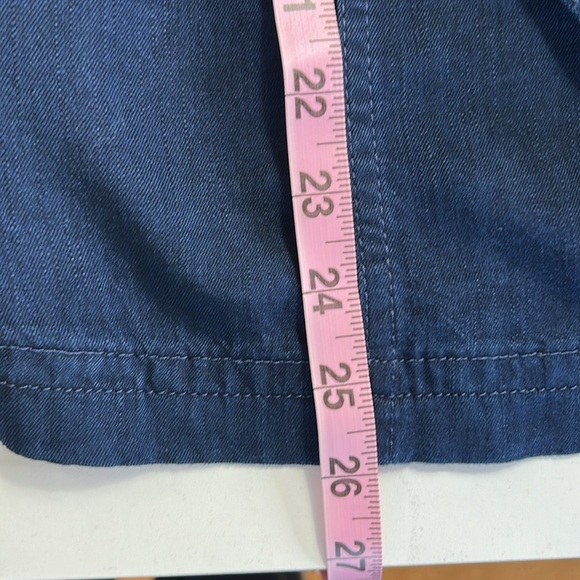 BANANA REPUBLIC VEST JACKET WOMENS SMALL DARK WASH BLUE - Picture 12 of 12